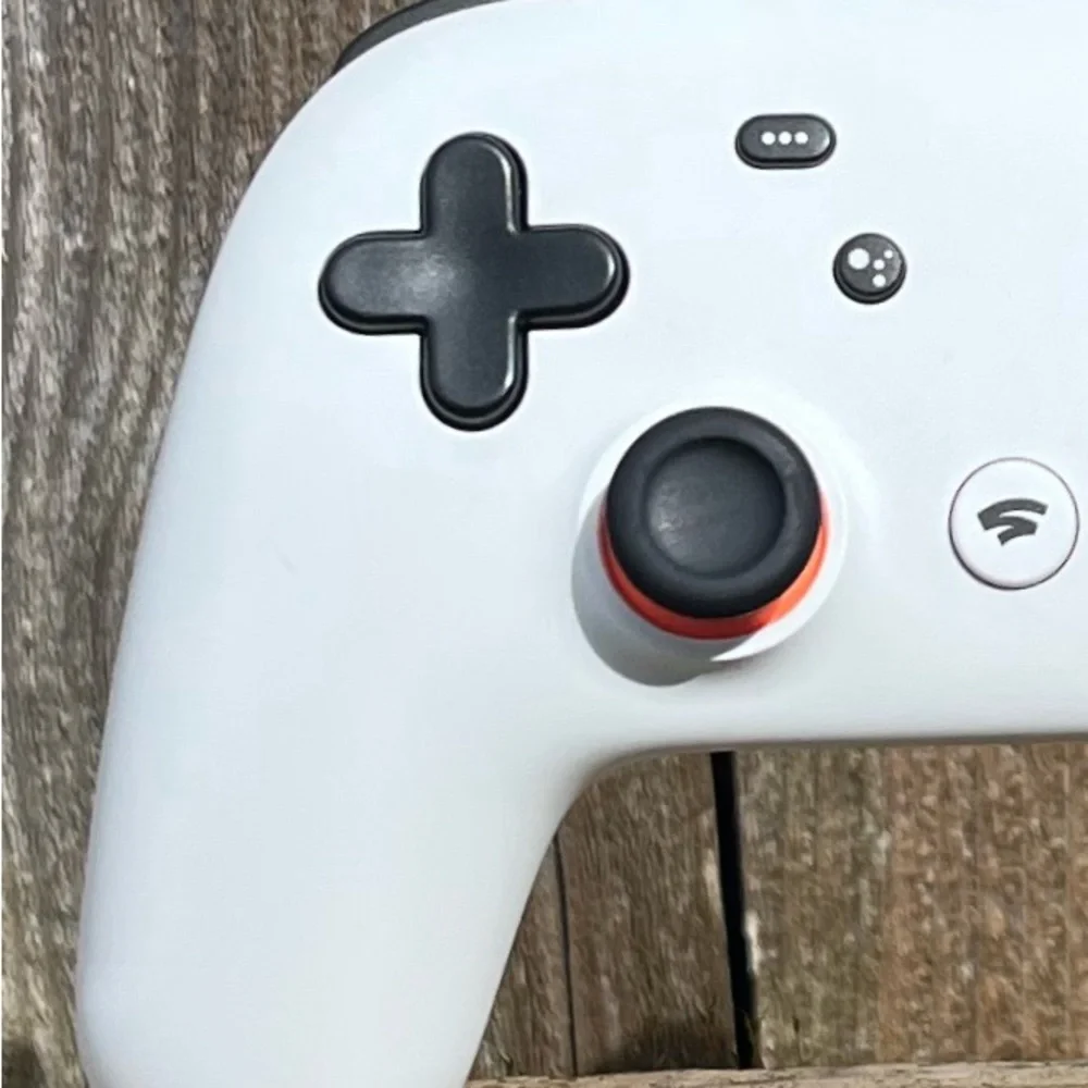 White Google Stadia Game Controller